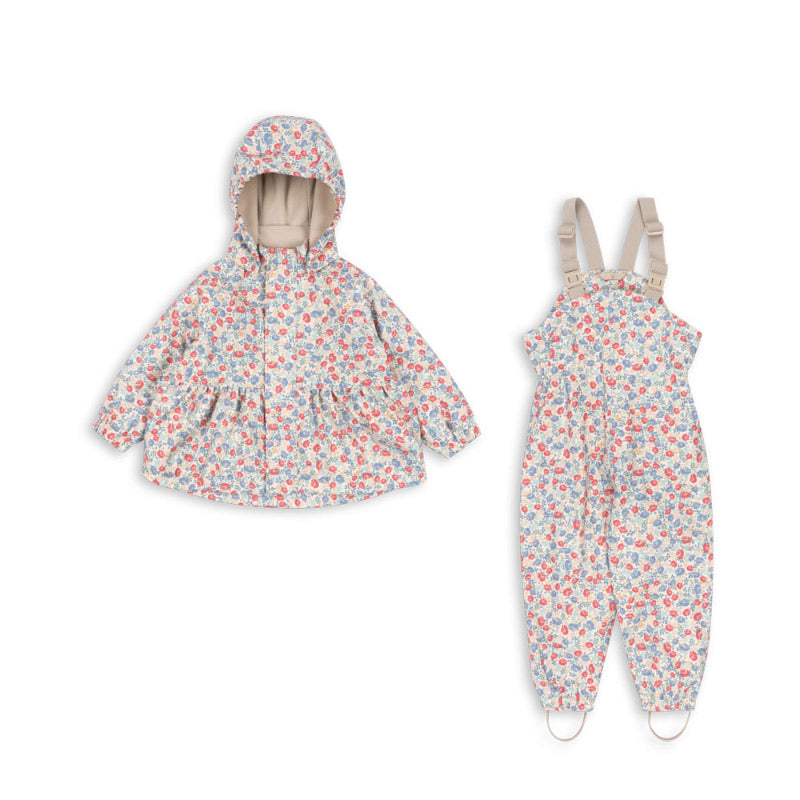 Konges Sløjd - Rainy Palme girl rain set - Fiola | Scout & Co