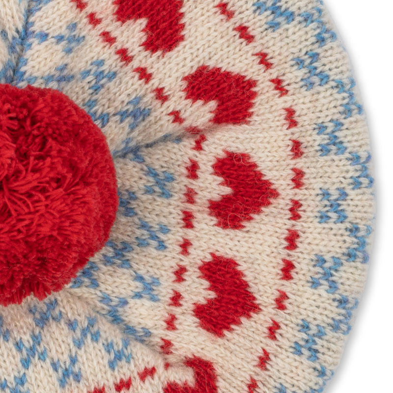 Konges Sløjd - Belou knit beret - Heart