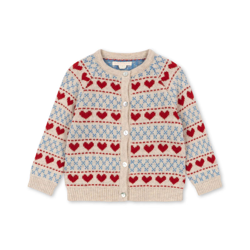 Konges Sløjd - Belou knit cardigan - Heart