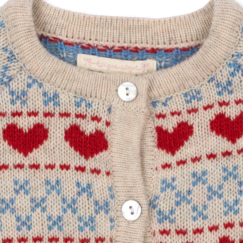 Konges Sløjd - Belou knit cardigan - Heart