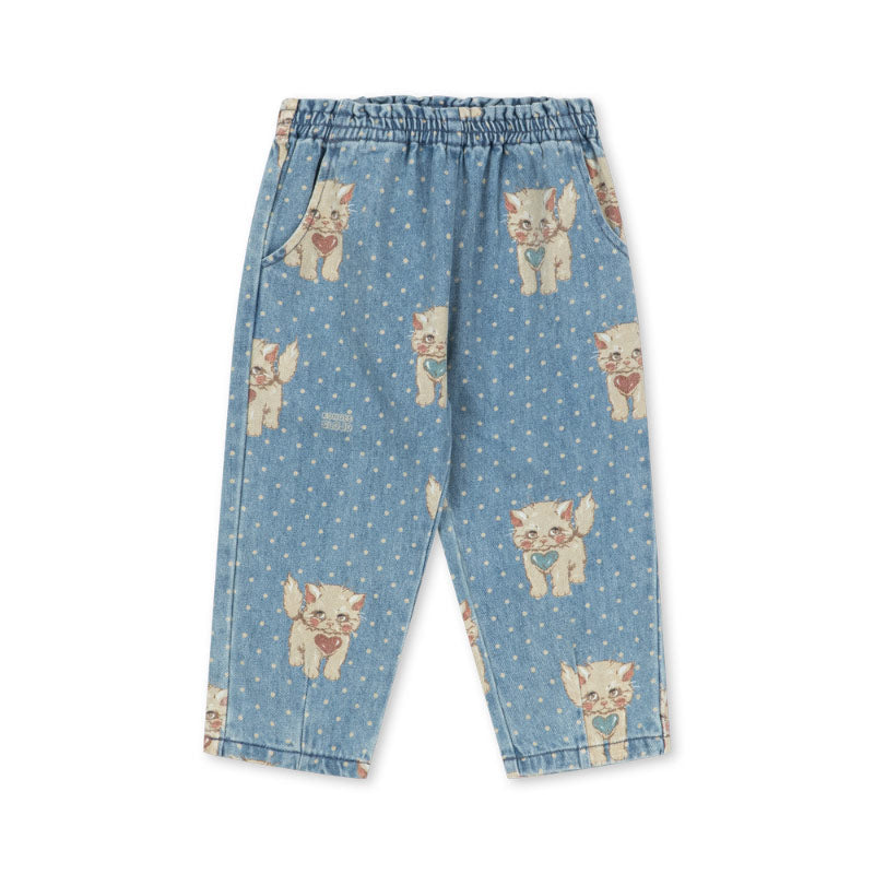 Konges Sløjd - Magot denim frill pants - Ciao Miao