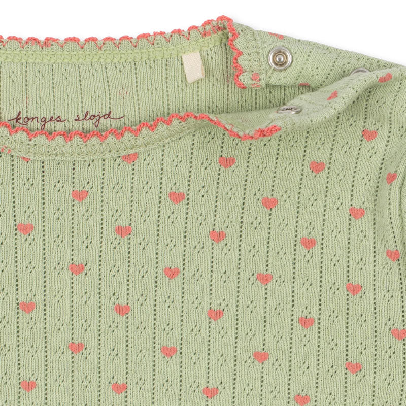 Konges Sløjd - Minnie baby bodysuit - Coeur Lint