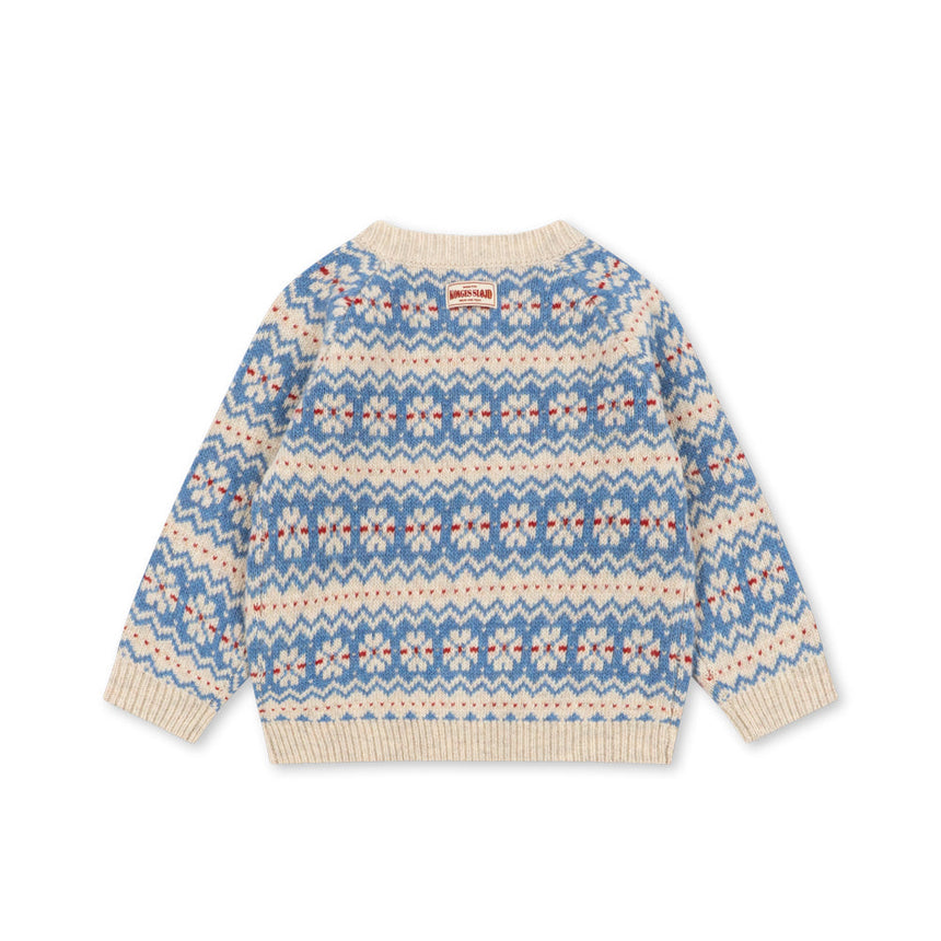 Konges Sløjd - Billi knit cardigan - Blue multi | Scout & Co
