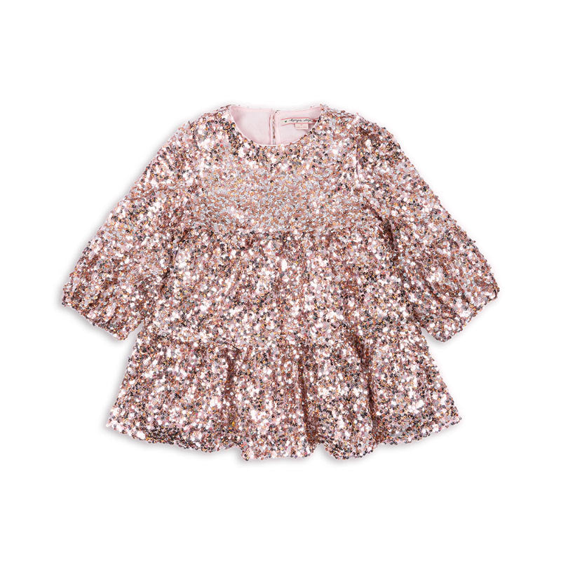 Konges Sløjd - Lila sequins dress - Grey / Rosa | Scout & Co
