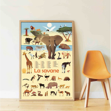 Poppik - Discovery Sticker Poster - Savannah | Scout & Co