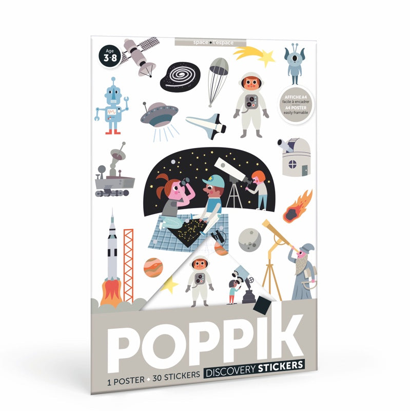 Poppik - Mini Sticker Poster - Space | Scout & Co