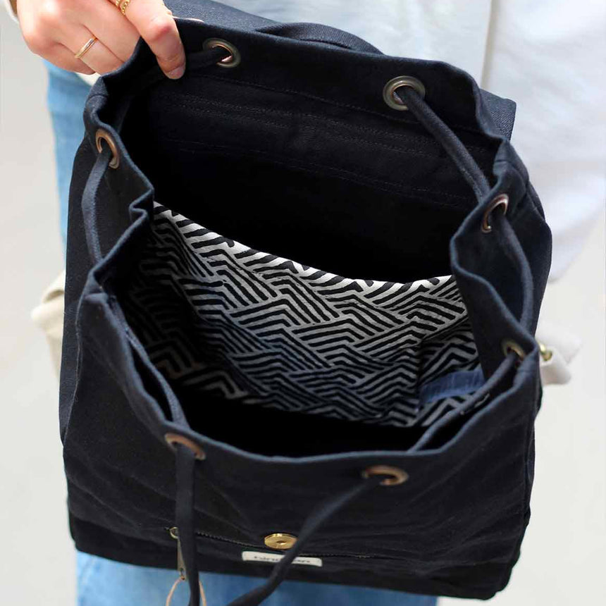 Hindbag - Eliot backpack - Black | Scout & Co