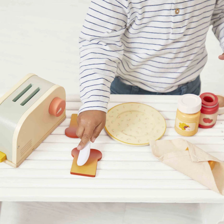 Janod - Mamie Soleil wooden toaster set | Scout & Co