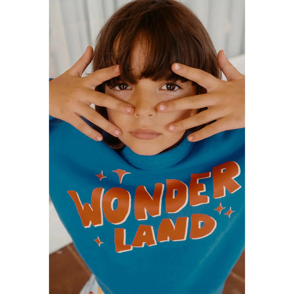 Tiny Cottons - Wonderland sweatshirt - ultramarine | Scout & Co