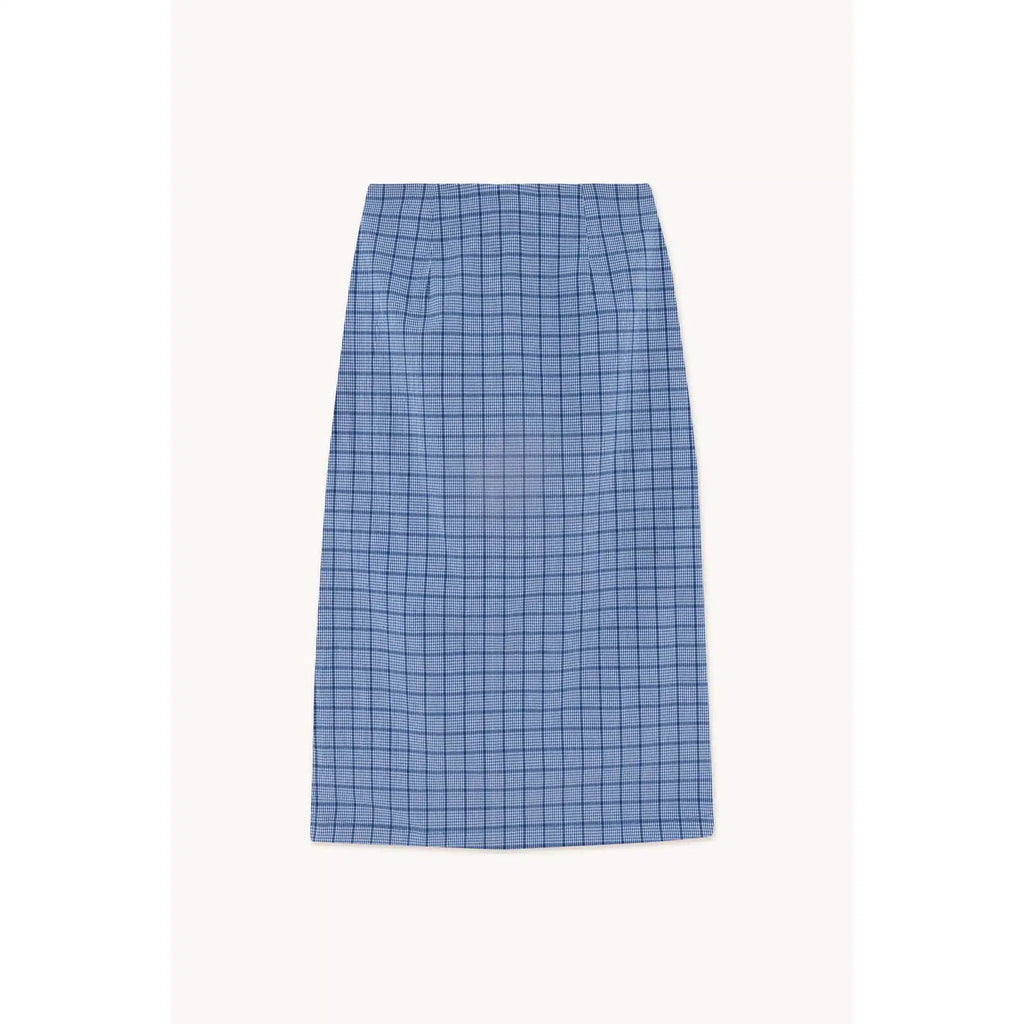 Tiny Cottons Woman - The Tiny Big Sister - Check midi skirt - blue | Scout & Co