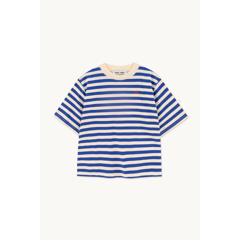 Tiny Cottons Woman - The Tiny Big Sister - Striped relaxed tee - ultramarine / cream | Scout & Co