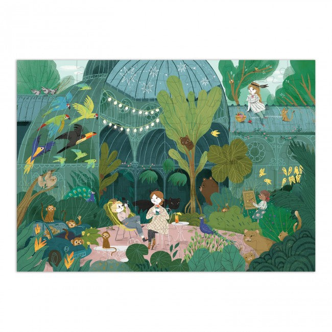 Moulin Roty - In The Garden Of Plants 100-piece jigsaw puzzle | Scout & Co