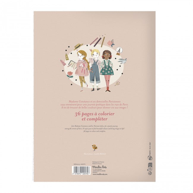 Moulin Roty - Les Parisiennes colouring book | Scout & Co