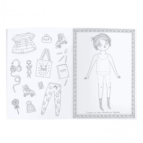 Moulin Roty - Les Parisiennes colouring book | Scout & Co