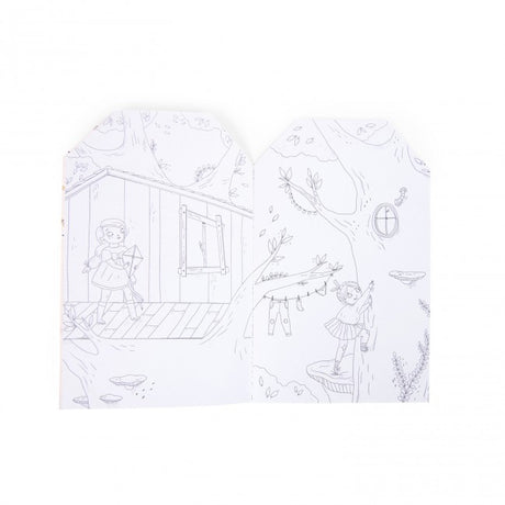 Moulin Roty - Les Parisiennes colouring & sticker book | Scout & Co