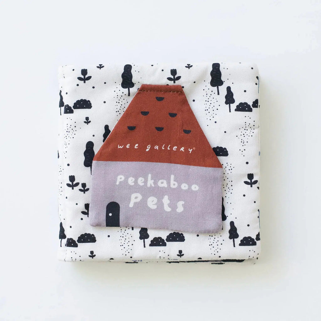 Wee Gallery cloth book - Peekaboo Pets | Scout & Co