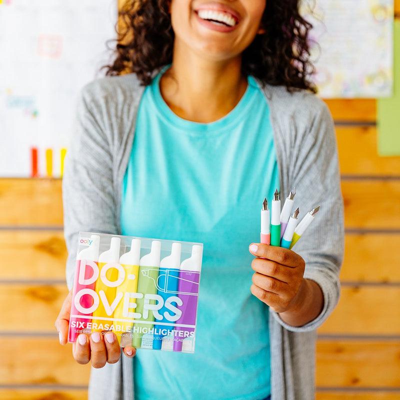 Ooly - Do-Overs erasable highlighters - set of 6 | Scout & Co