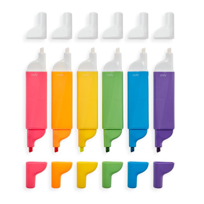 Ooly - Do-Overs erasable highlighters - set of 6 | Scout & Co
