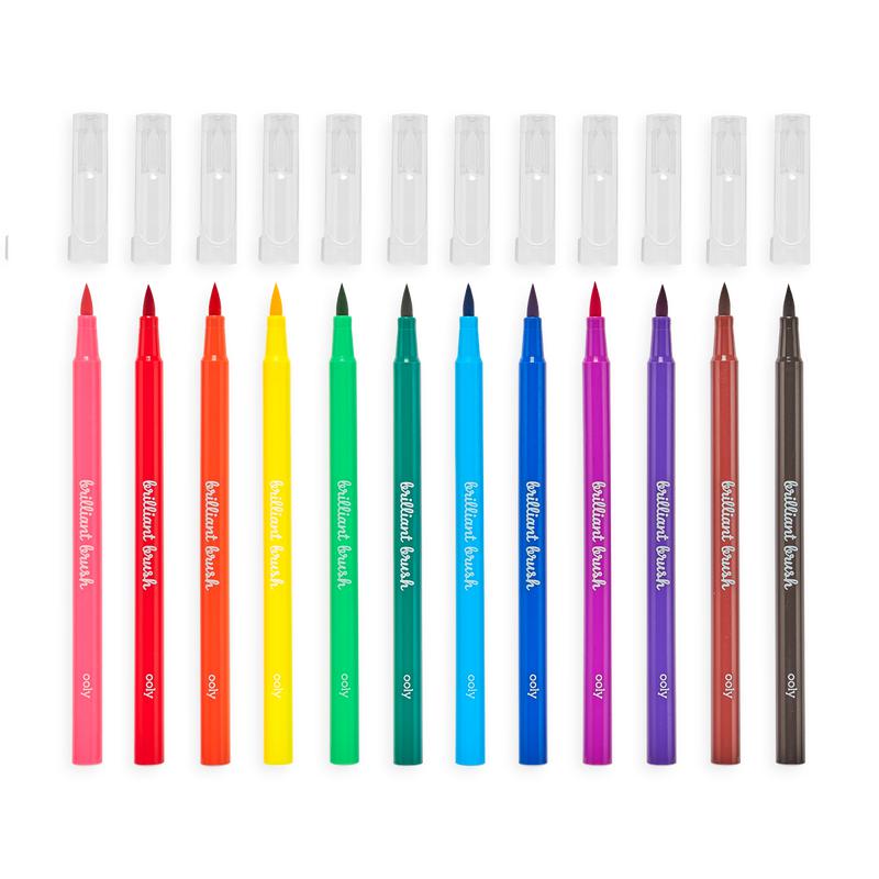 Ooly - Brilliant Brush markers - set of 12 | Scout & Co