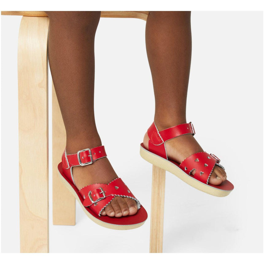 Saltwater Sweetheart Sandals - Red - Kids | Scout & Co