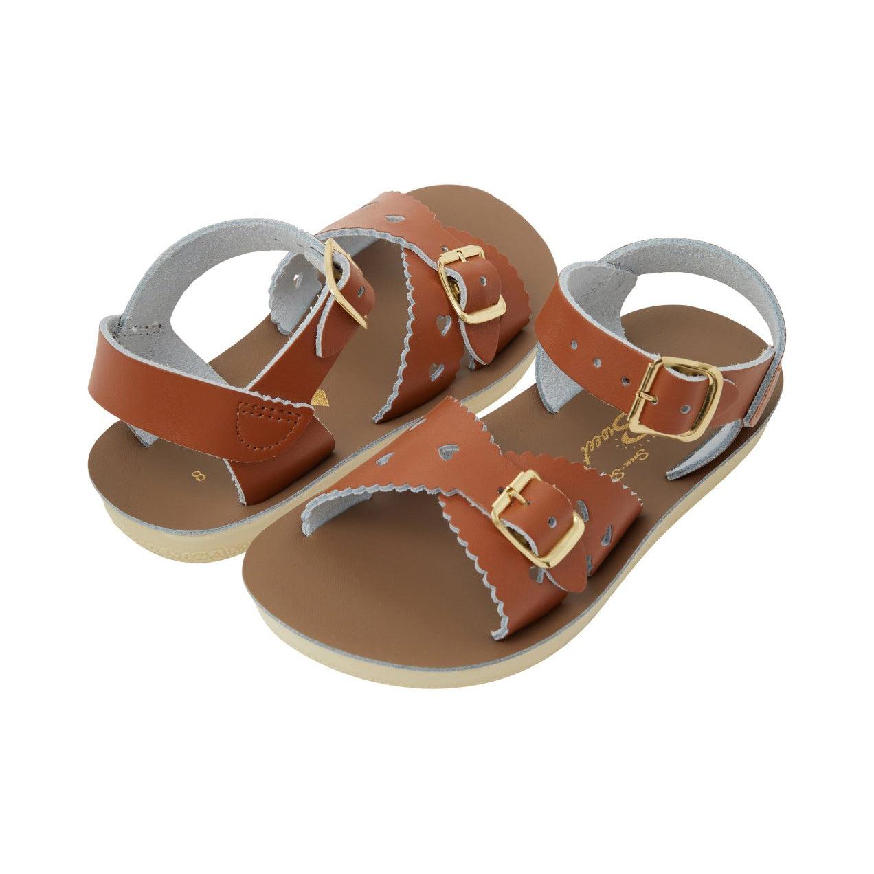 Saltwater Sweetheart Sandals - Tan - Kids | Scout & Co