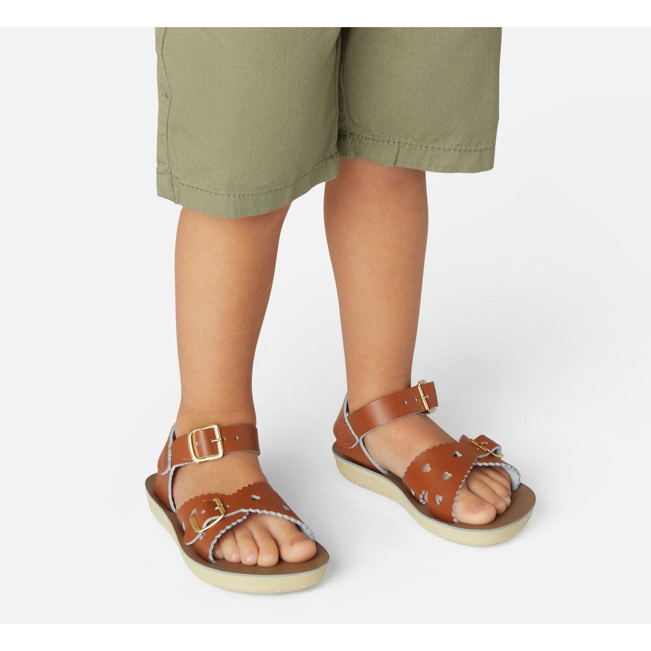 Saltwater Sweetheart Sandals - Tan - Kids | Scout & Co