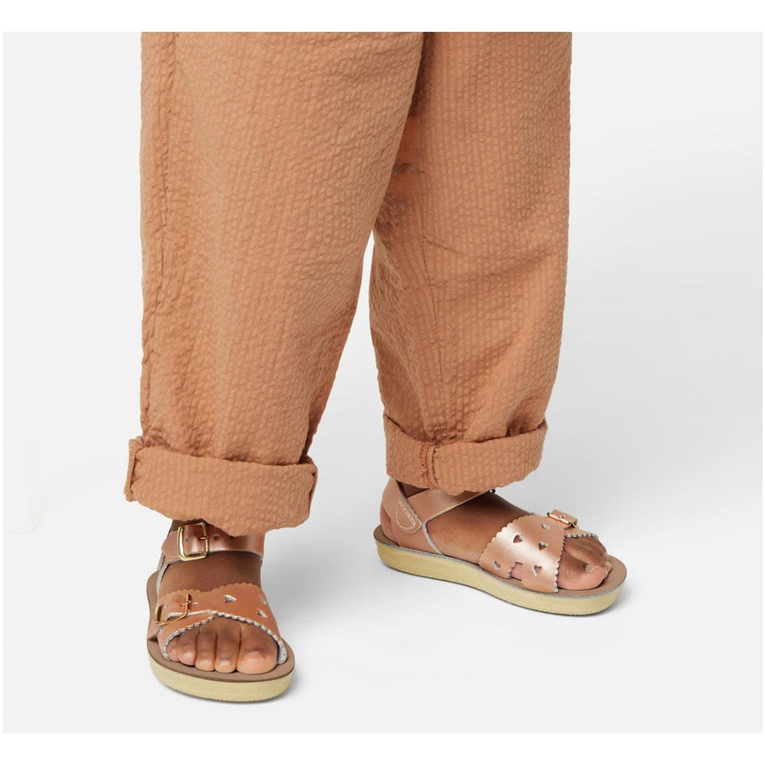 Saltwater Sweetheart Premium Sandals - Rose Gold - Kids | Scout & Co
