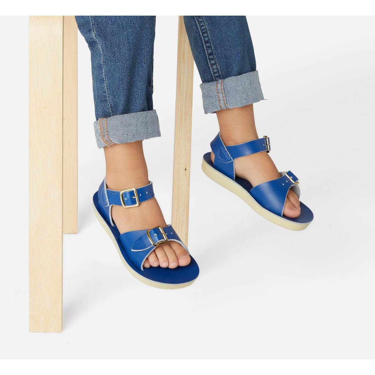 Saltwater Surfer Sandals - Cobalt - Kids | Scout & Co