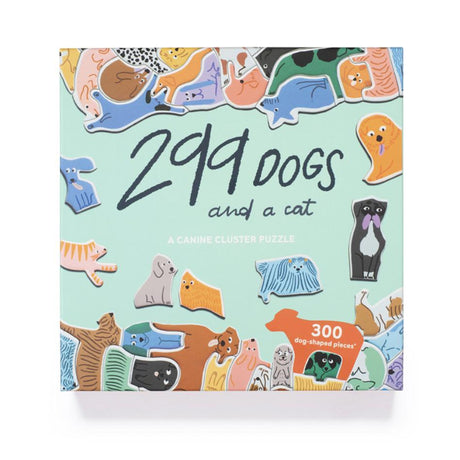 299 Dogs (and a Cat) 300-piece jigsaw puzzle - Léa Maupetit | Scout & Co
