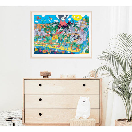 OMY - Giant poster & stickers - Dinos | Scout & Co