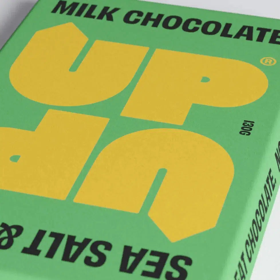 Up-Up - Sea Salt & Lime Milk Chocolate bar - 130g | Scout & Co