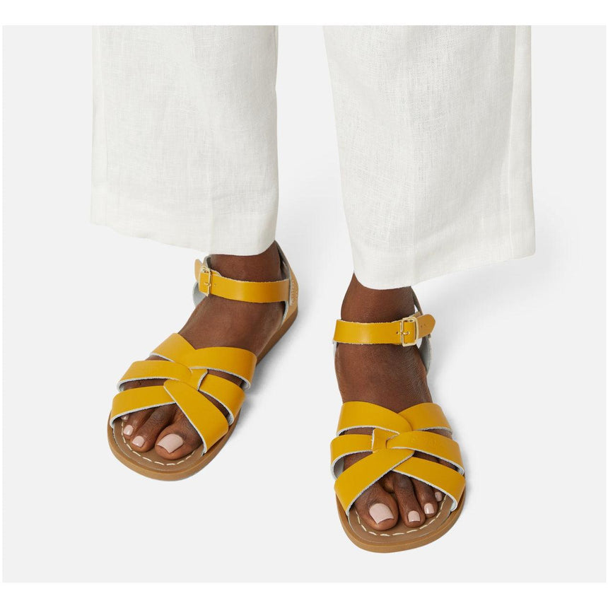 Saltwater Original Sandals - Mustard - Adult | Scout & Co