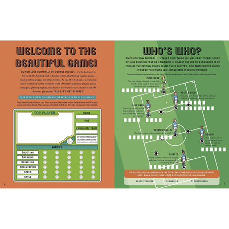 Football Fantastic activity book - Claire Saunders | Scout & Co