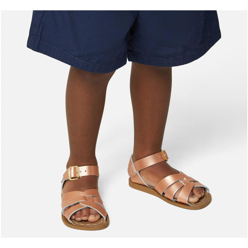 Saltwater Original Premium Sandals - Rose Gold - Kids | Scout & Co