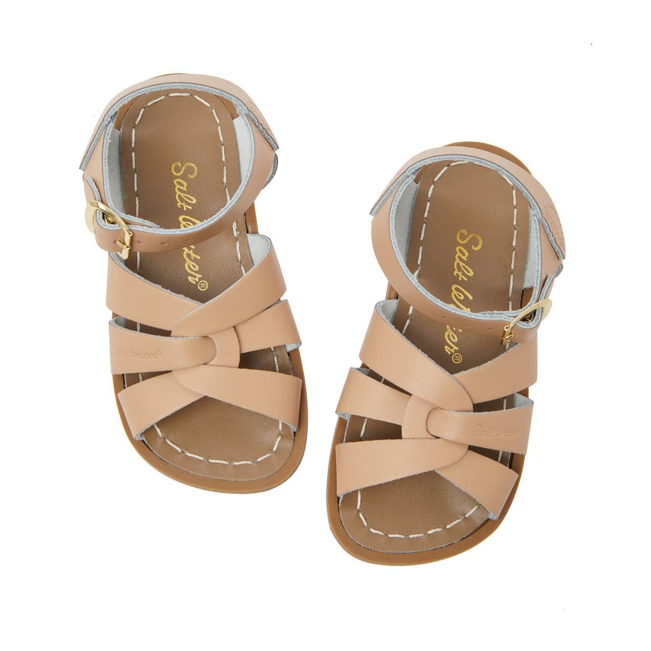 Saltwater Original Sandals - Latte - Kids | Scout & Co