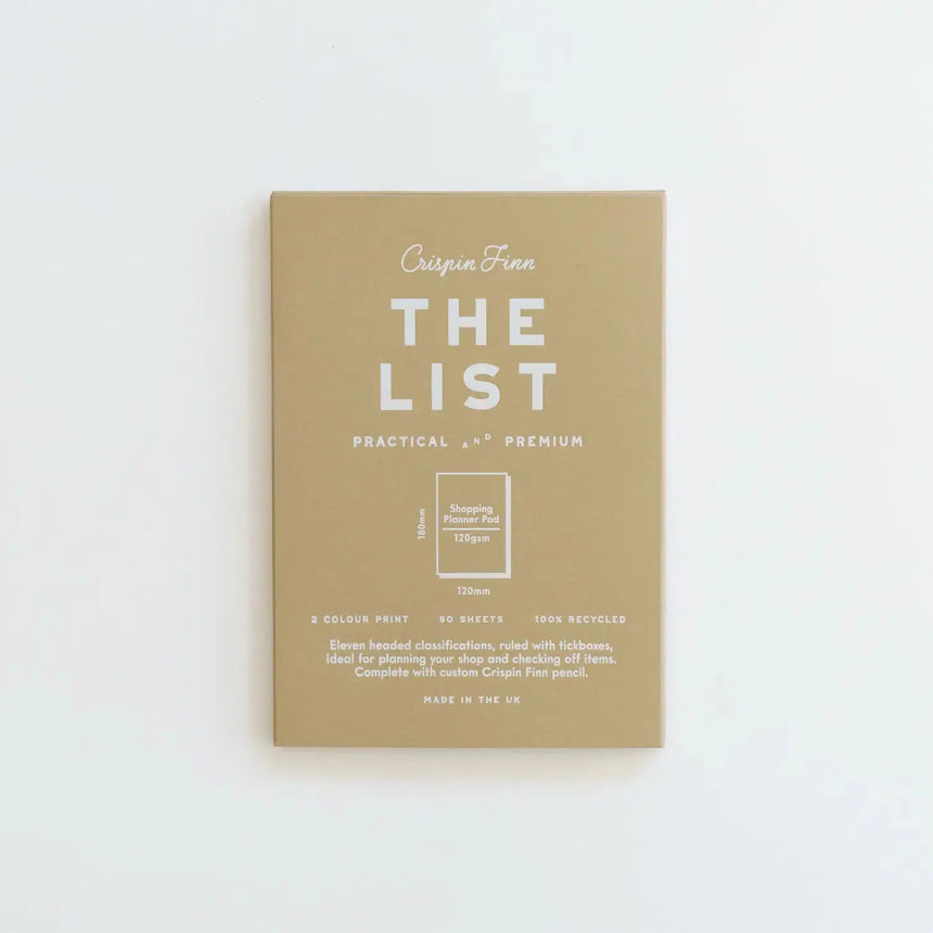 Crispin Finn - The List shopping planner notepad & pencil set | Scout & Co