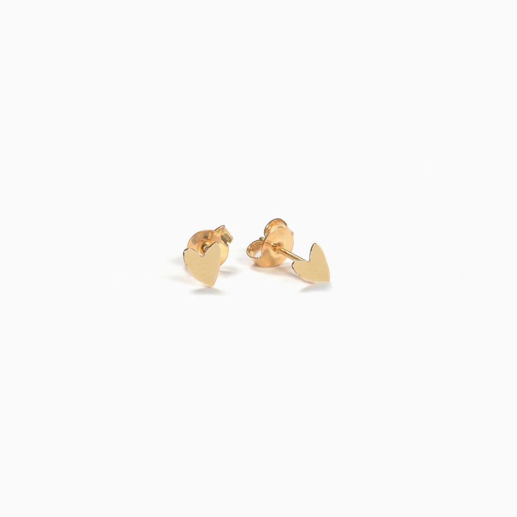 Titlee - Grant golden heart earrings | Scout & Co