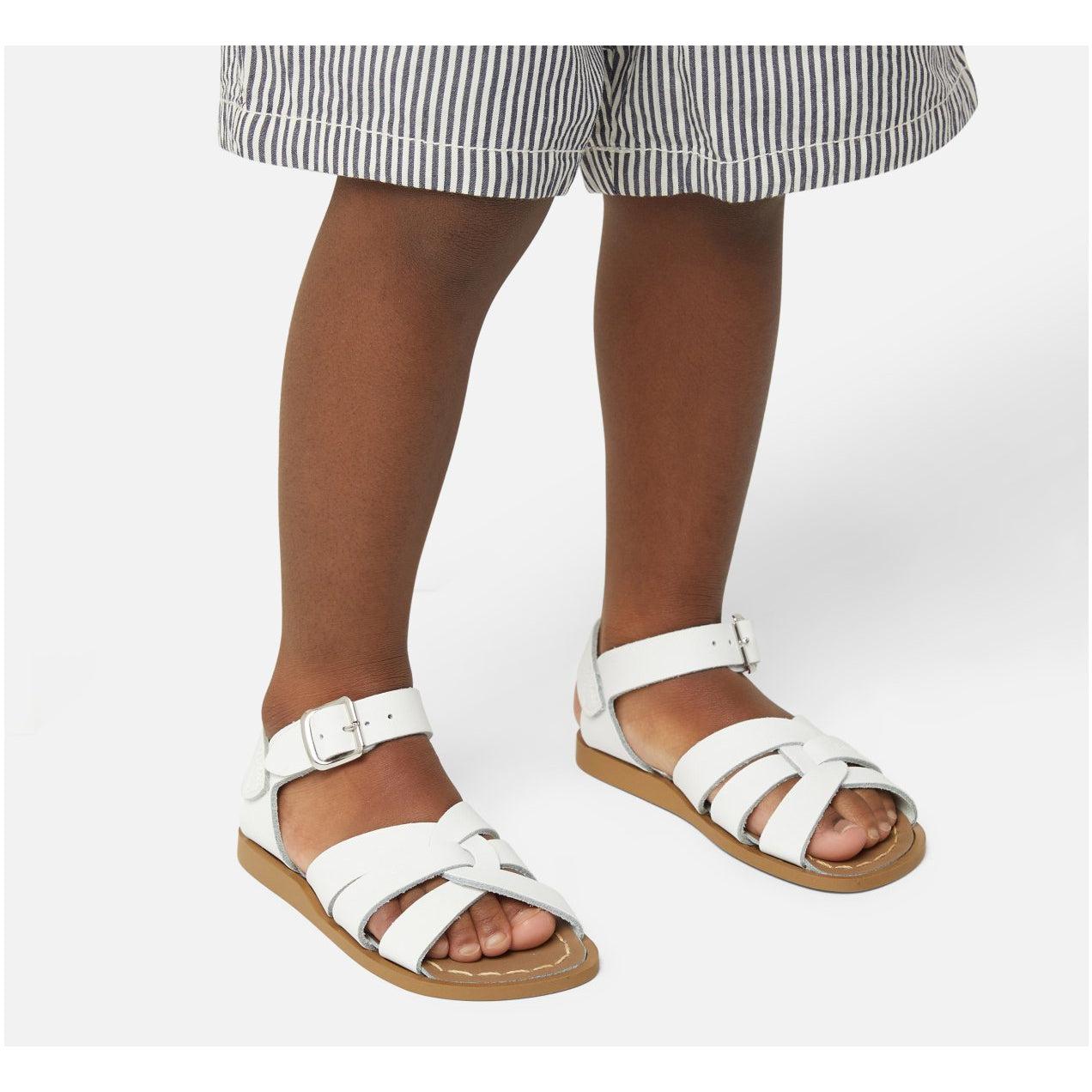 Saltwater Original Sandals - White - Kids | Scout & Co