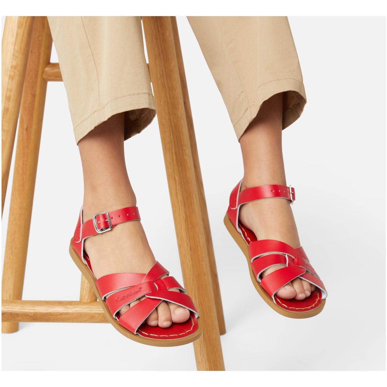 Saltwater Original Sandals - Red - Kids | Scout & Co