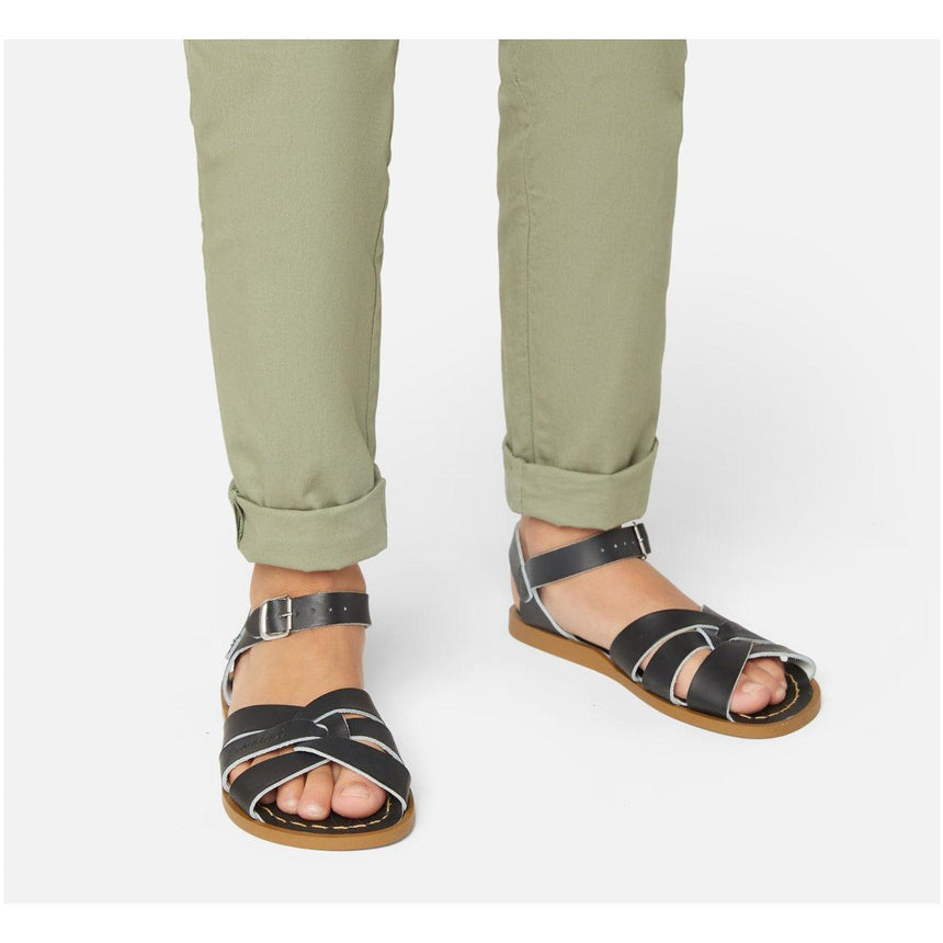 Saltwater Original Sandals - Black - Kids | Scout & Co