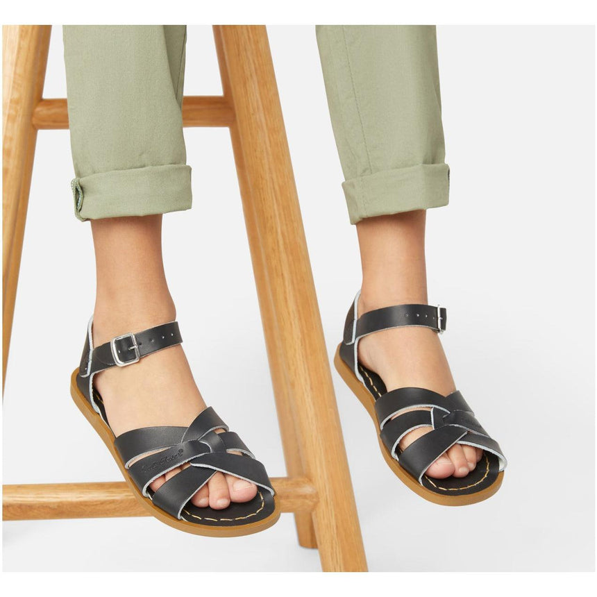Saltwater Original Sandals - Black - Kids | Scout & Co
