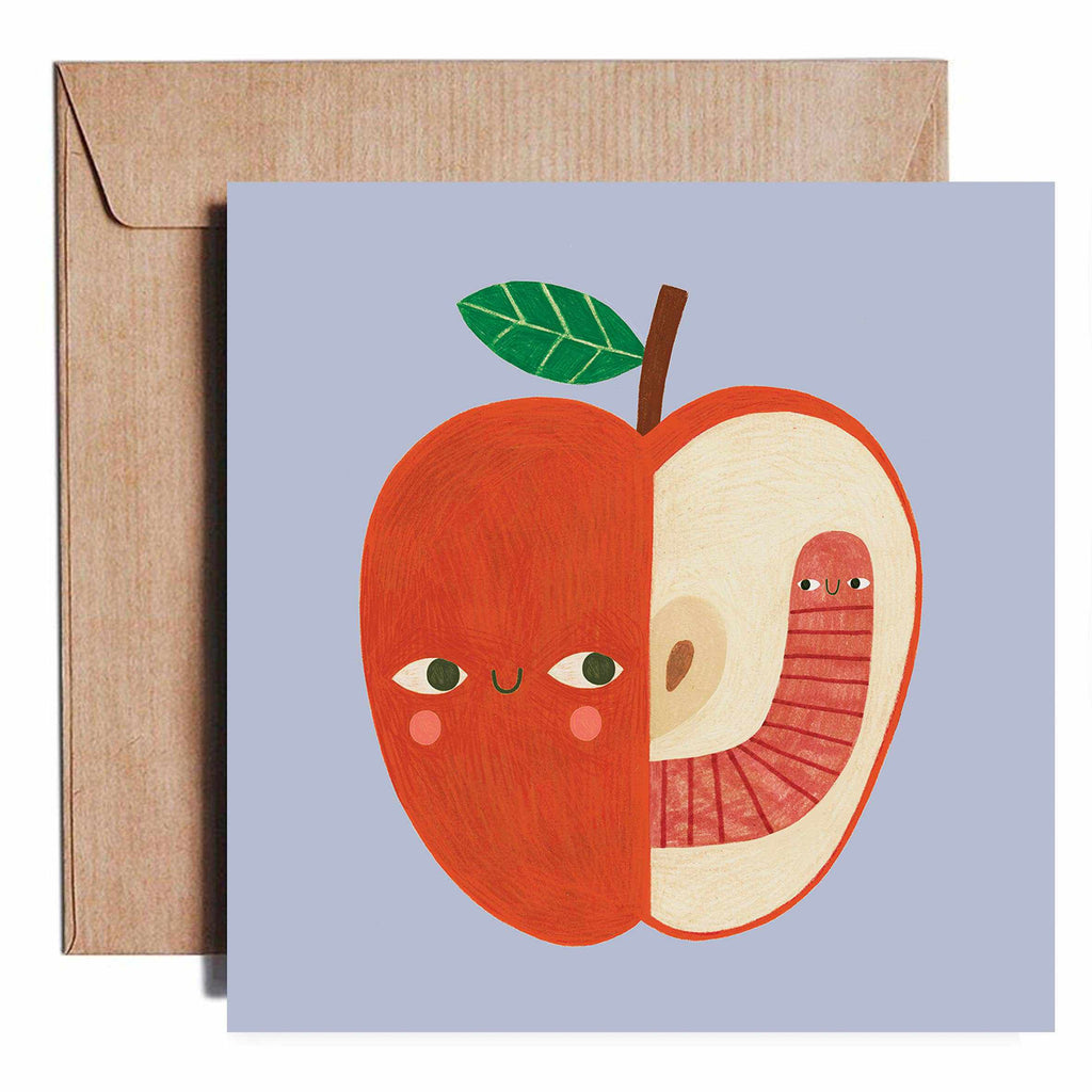 APPLE AND WORM card | Scout & Co