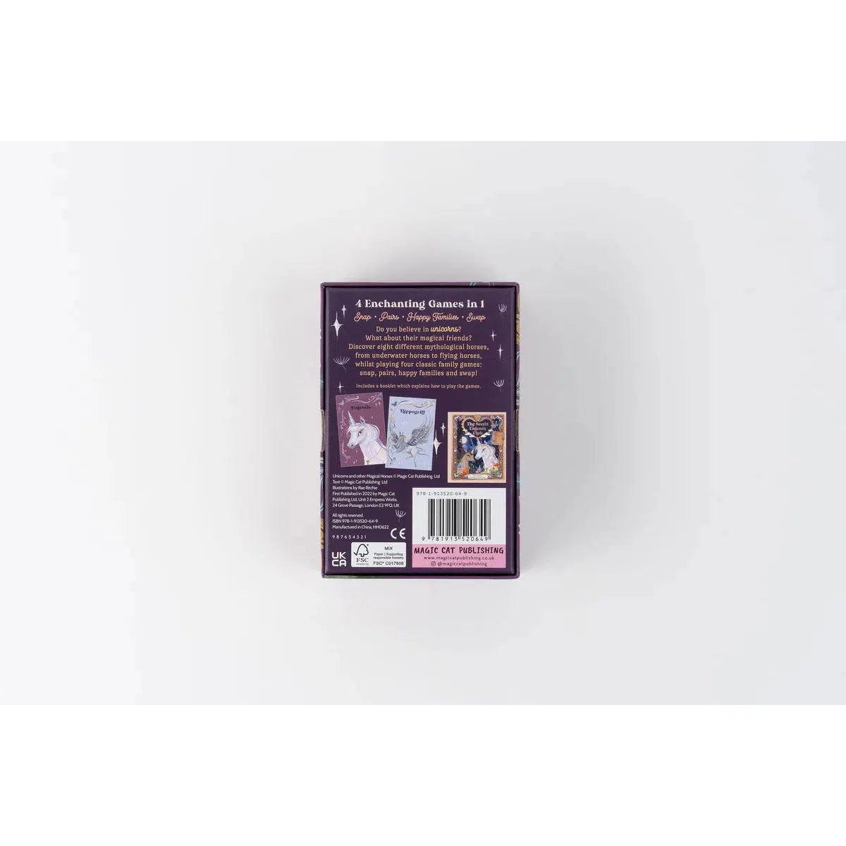 Unicorns & Other Magical Horses: 4 in 1 card game | Scout & Co