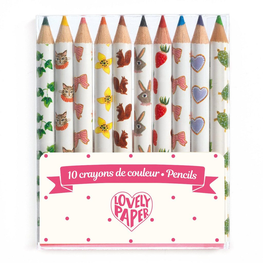 Djeco - Mini colouring pencils - set of 10 | Scout & Co