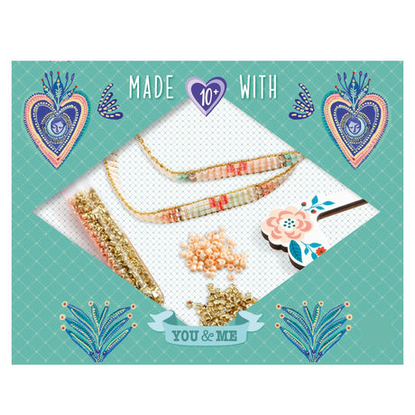 Djeco - You & Me Friendship Bracelets DIY kit - Miyuki and Hearts | Scout & Co