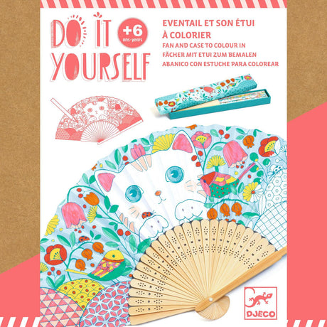 Djeco - Koneko DIY fan to colour in | Scout & Co