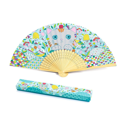 Djeco - Koneko DIY fan to colour in | Scout & Co