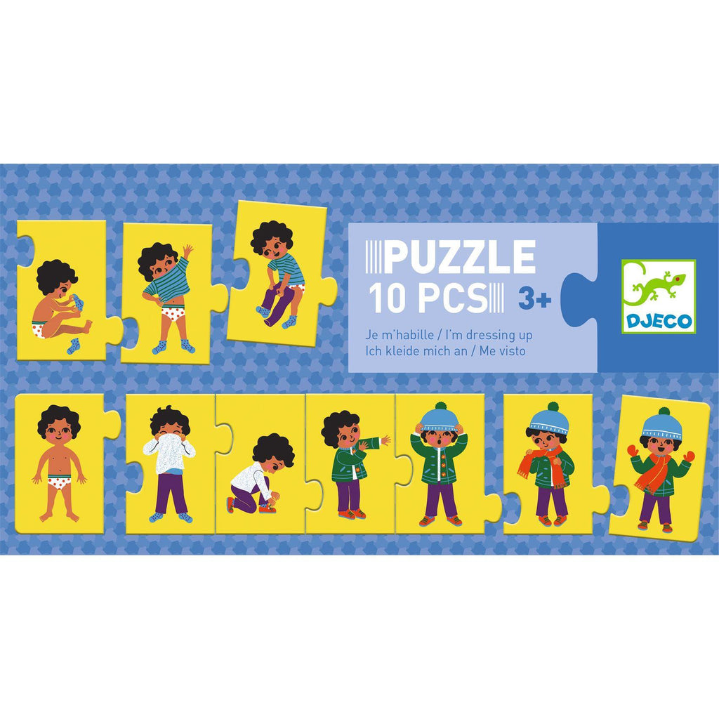 Djeco - I'm Dressing Up 10-piece frieze puzzle | Scout & Co