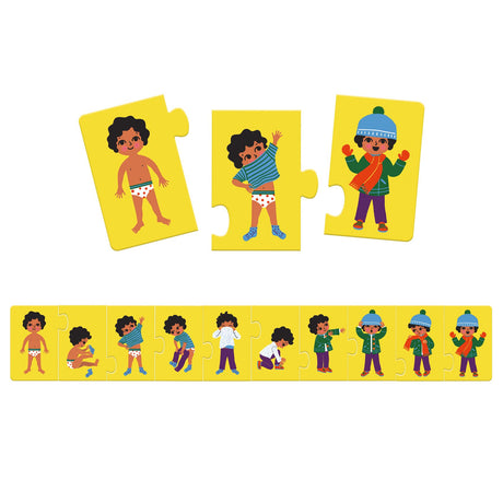 Djeco - I'm Dressing Up 10-piece frieze puzzle | Scout & Co
