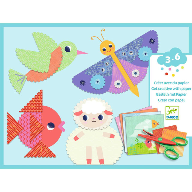 Djeco - Crinkle Cutting collage kit | Scout & Co